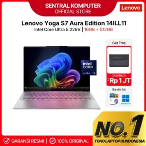 LAPTOP LENOVO YOGA SLIM 7 AURA EDITION 14 TOUCH ULTRA 5 226V 16GB 512GB W11+OHS 14.0 2.8K OLED