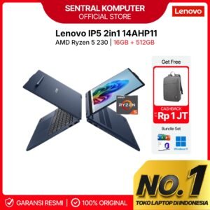 LENOVO IDEAPAD 5 2IN1 14AHP11 RYZEN 5 230 16GB 512GB SSD INTEGRATED 14" WUXGA IPS W11 OH24