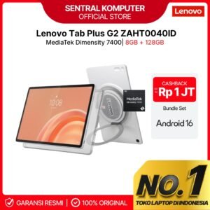 Lenovo Tab Plus Gen 2 ZAHT0040ID 12.1" 2.5K 120Hz - MediaTek Dimensity 7400 - RAM 8GB/ROM128GB - 9 Speaker JBL Dolby Atmos - Tablet Android Garansi Resmi