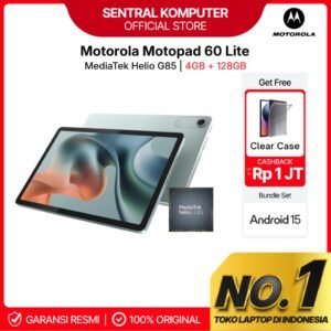 Motopad 60 Lite - 4GB/128GB - Helio G85 - 10.1 inch - 400nits - Dolby Atmos - 5100mAh - Bonus Clear Case
