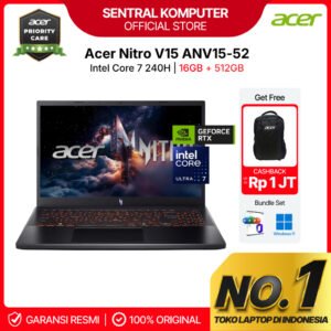 ACER NITRO V 15 RTX5050 CORE 7 240H 16GB 512GB W11+OHS 15.6 FHD 180HZ 100SRGB